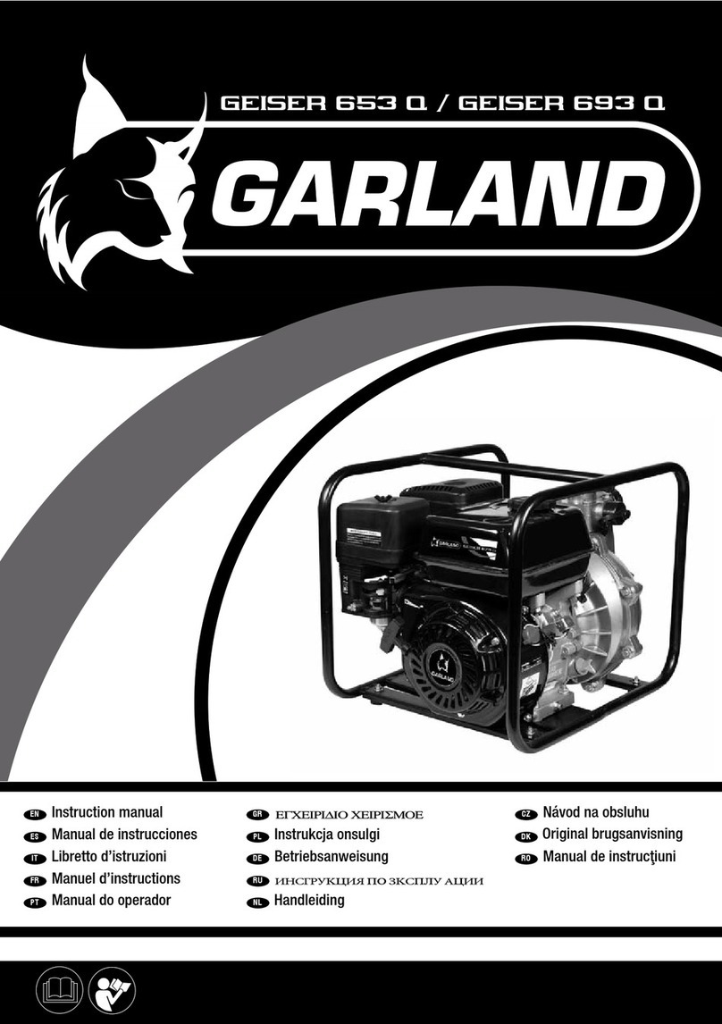 Garland GEISER 653 Q instruction manual Garland GEISER 653 Q instruction manual
