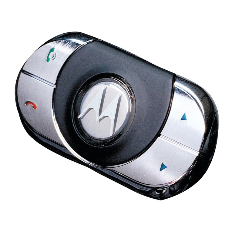 Motorola IHF1000 - Blnc Bluetooth Car User manual