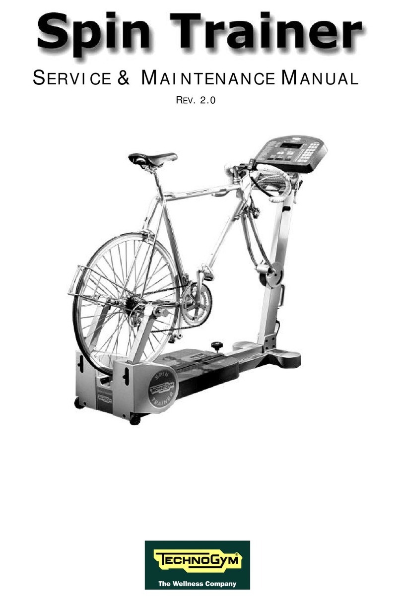 Technogym spin trainer User manual