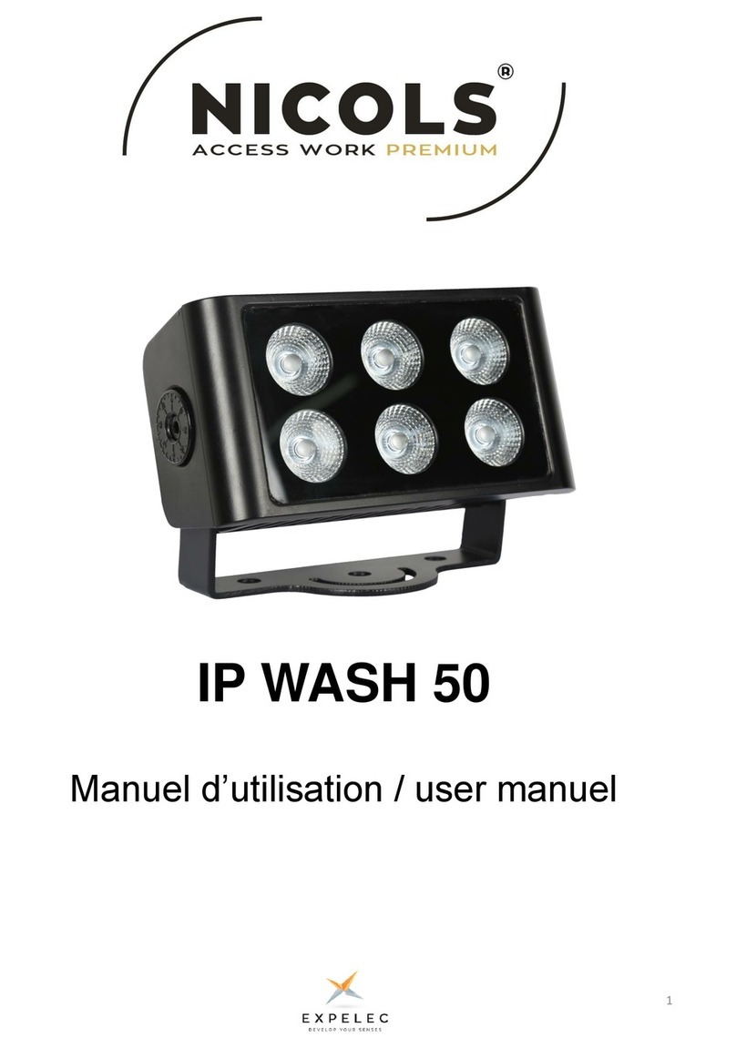 ExPelec Nicols IP WASH 50 User manual