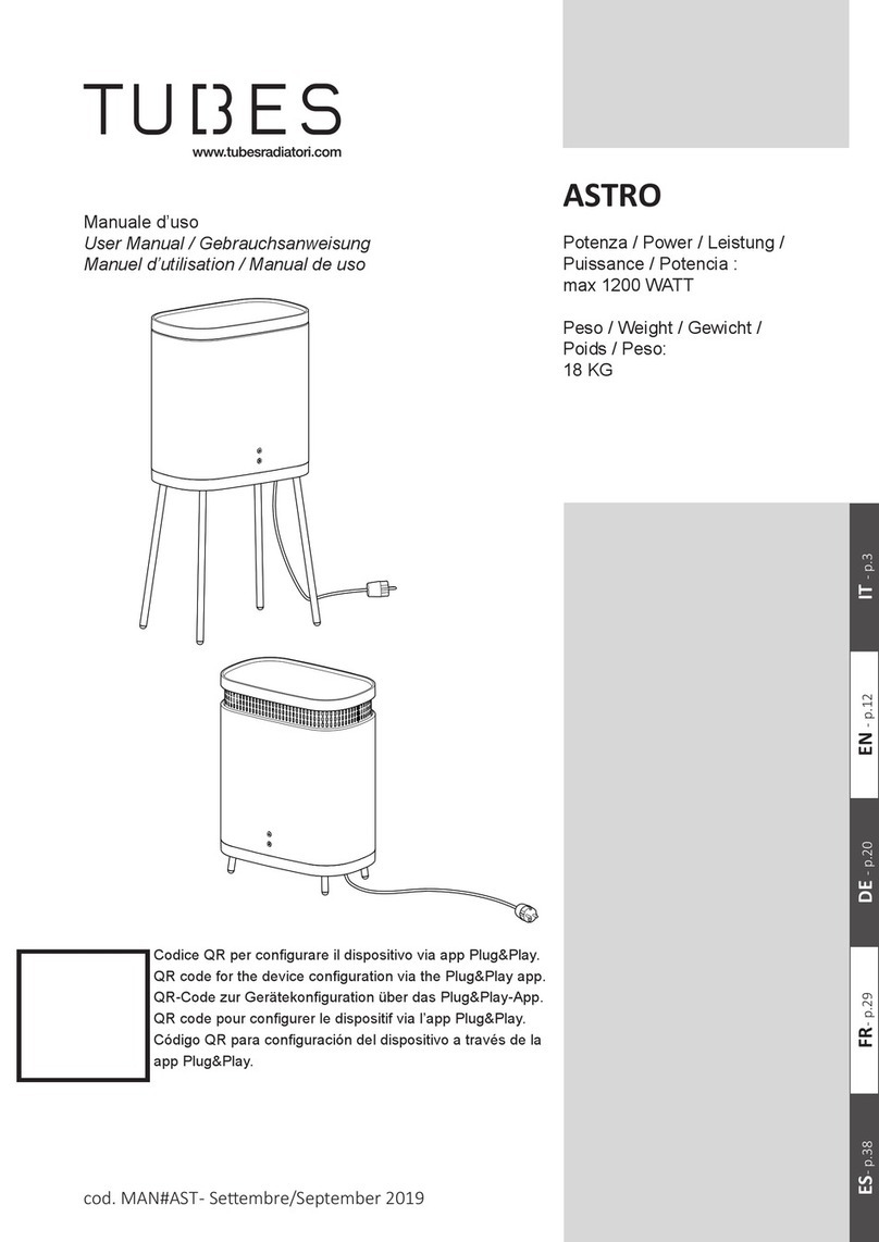 TUBES ASTRO user manual