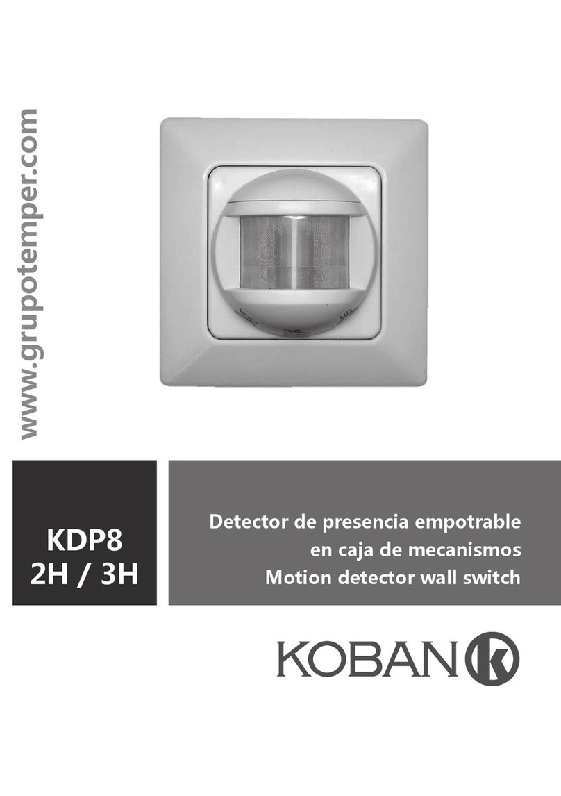 GRUPO temper Koban KDP8 2H manual