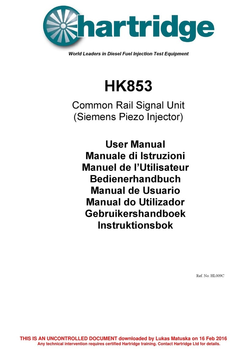 Hartridge HK853 user manual Hartridge HK853 user manual