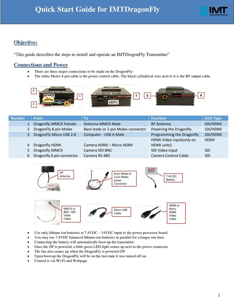 IMT IMTDragonFly quick start guide