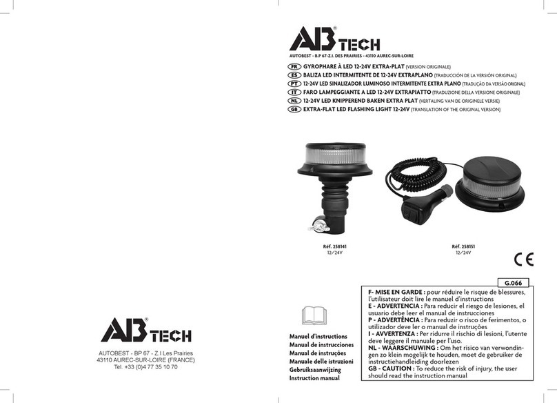 Abtech 258141 instruction manual