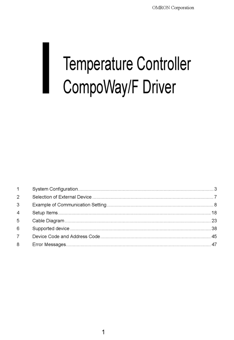 Omron THERMAC NEO Series Connection manual