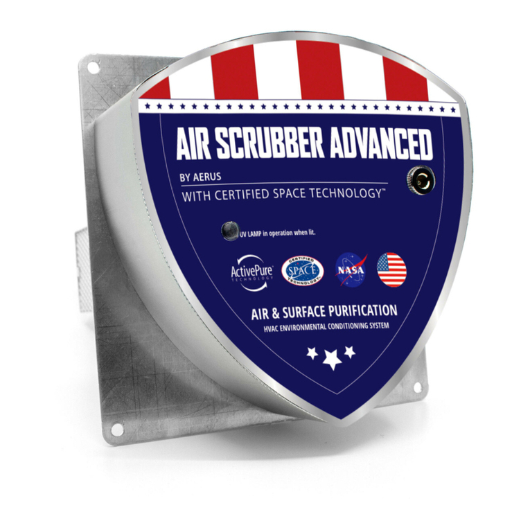 Aerus Air Scrubber Advanced User manual