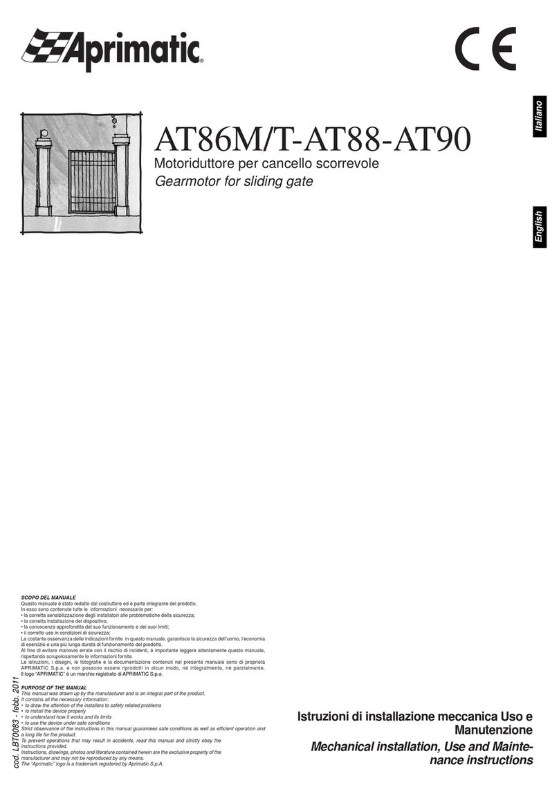 Aprimatic AT86M Quick start guide