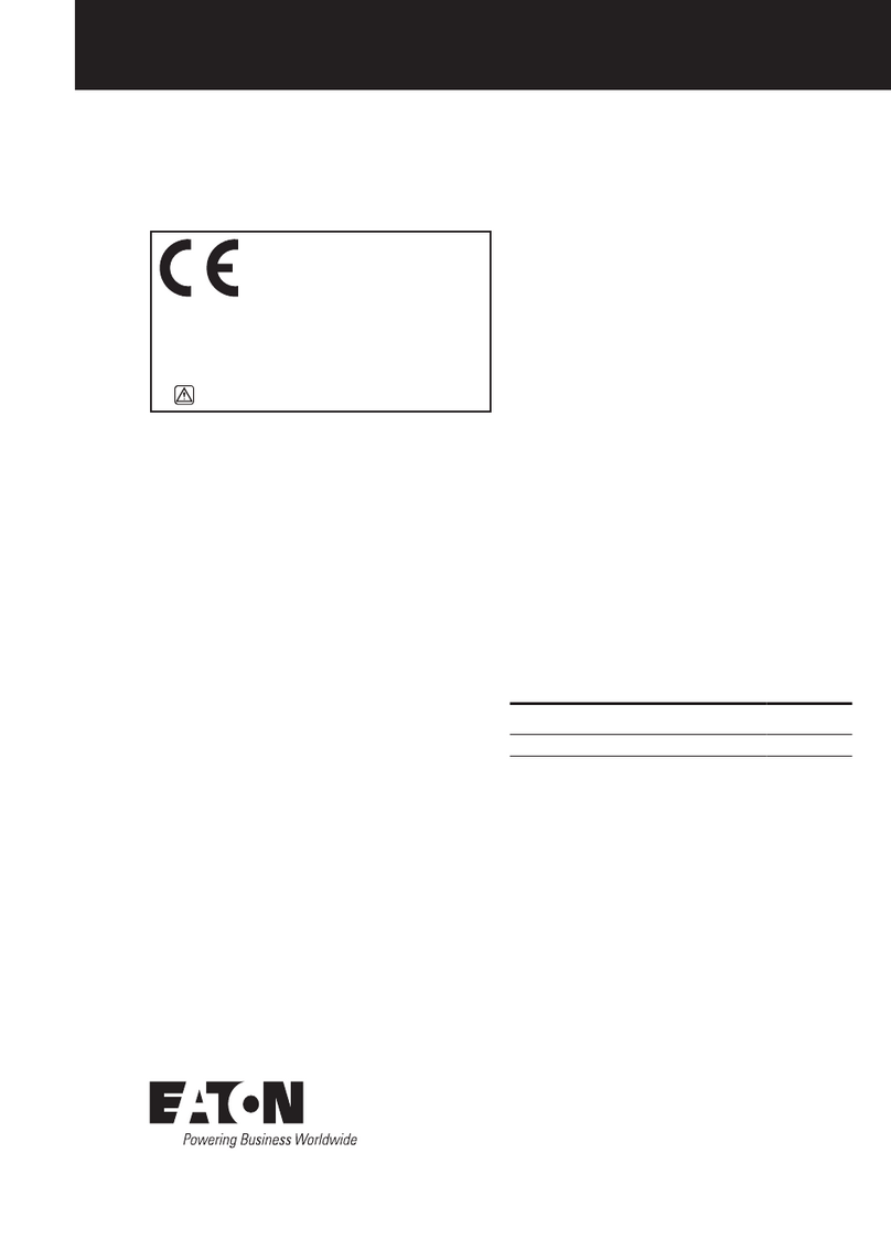 Eaton 11 Series Installation manual Eaton 11 Series Installation manual