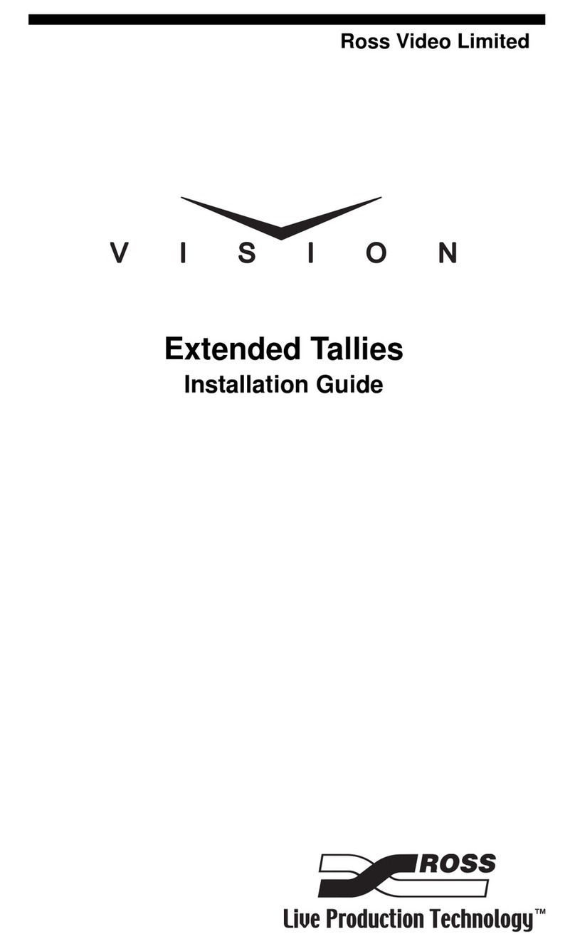 Ross Vision 4800DR-332-02 User manual