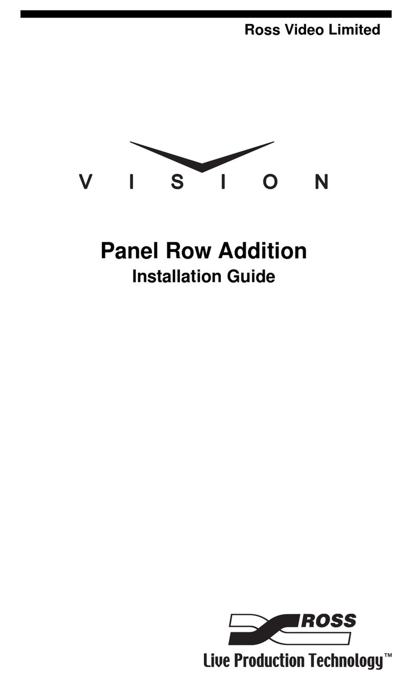 Ross Vision 4800DR-325-02 User manual