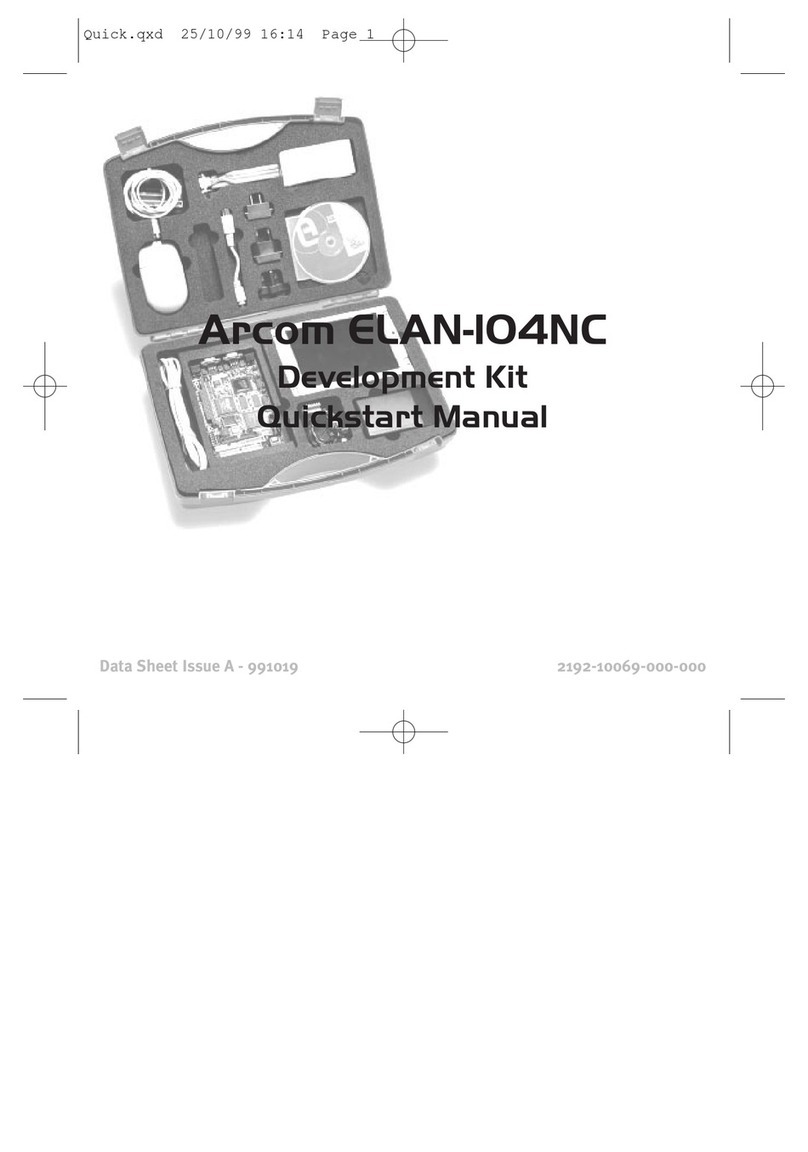 Arcom ELAN-104NC Quick start manual