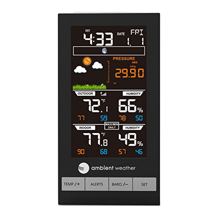 Ambient Weather WS-2801A User manual