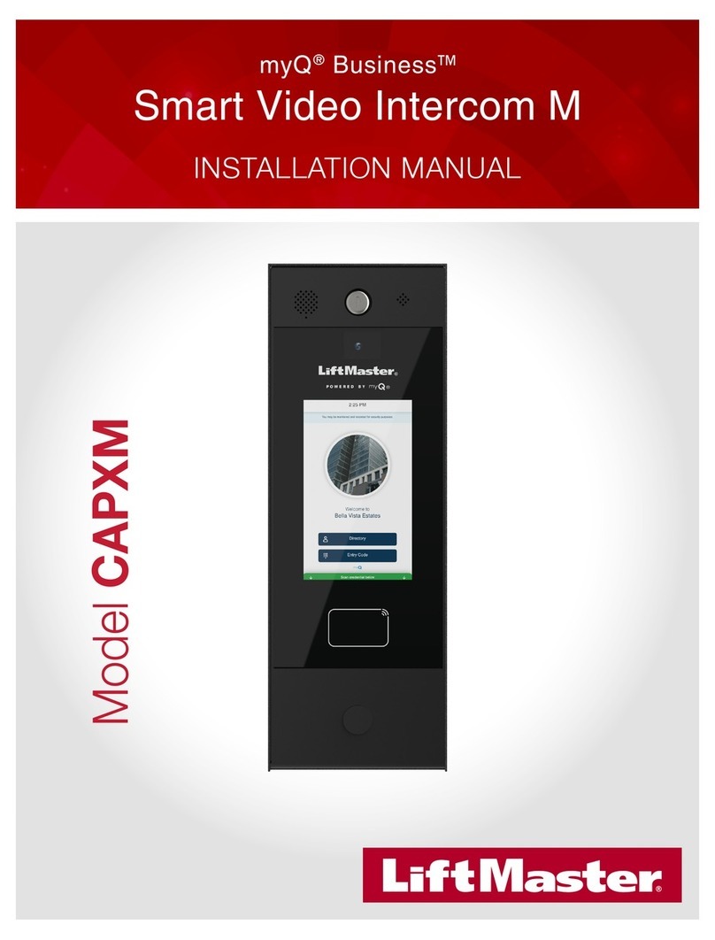 Chamberlain myQ Business CAPXM installation manual