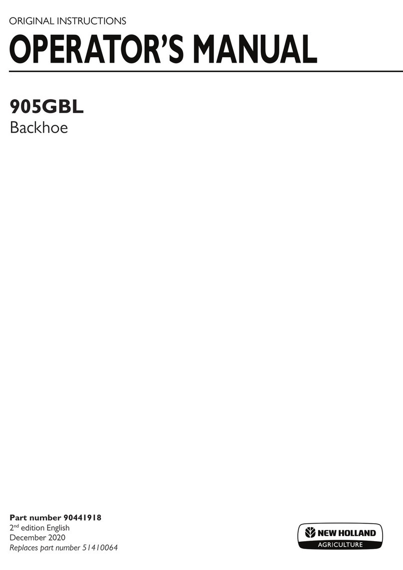 New Holland 905GBL Operator's manual