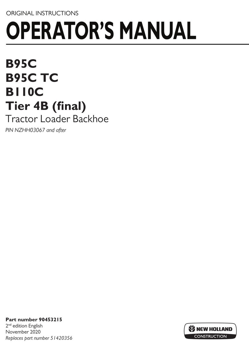 New Holland B95C User manual