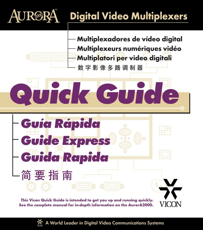 Vicon AURORA 2000 quick guide Vicon AURORA 2000 quick guide