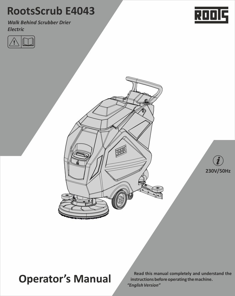 ROOTS RootsScrub E4043 Operator's manual