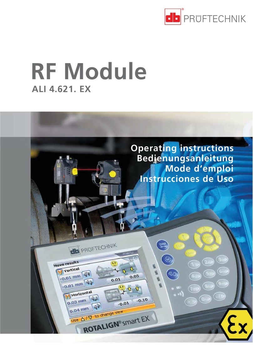 PRÜFTECHNIK 4.621. EX operating instructions
