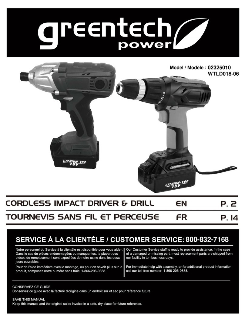 GreenTech WTLD018-06 manual