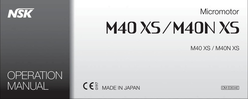 NSK M40 XS User manual