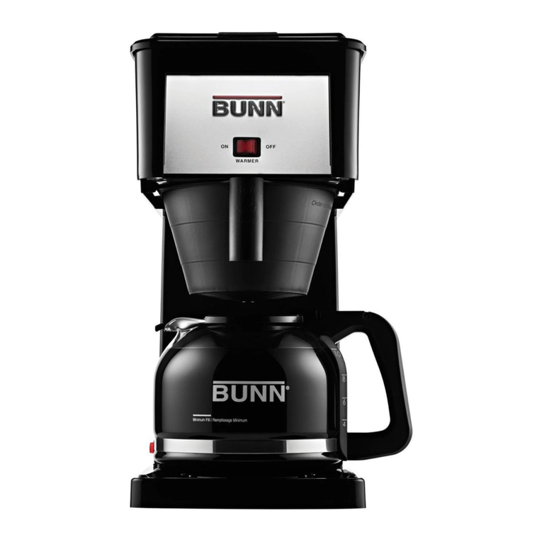 Bunn GRX User manual