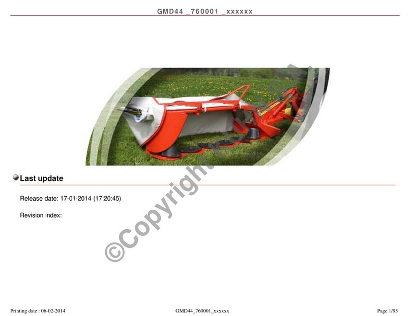 KUHN GMD44 User manual