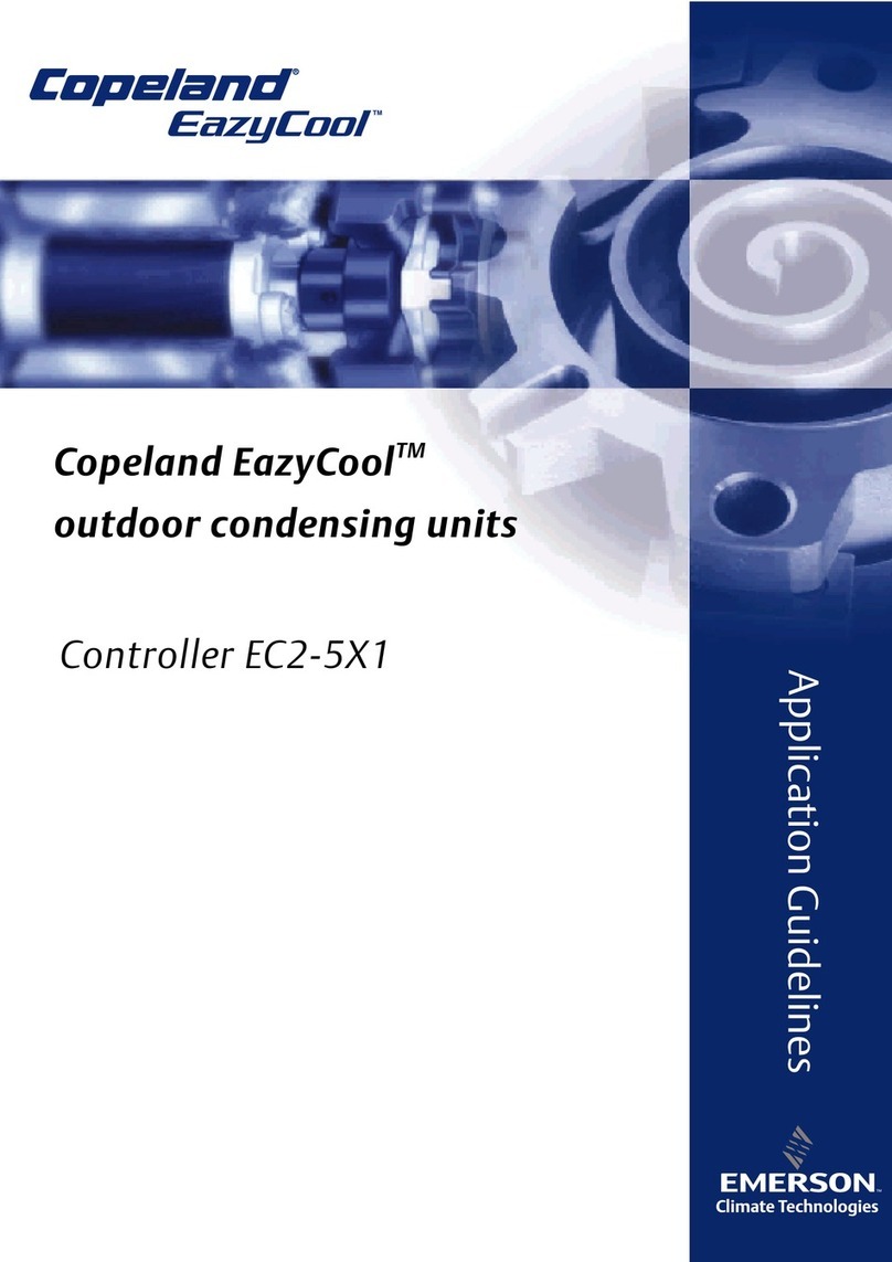 Copeland EazyCool EC2-5X1 Application guideline