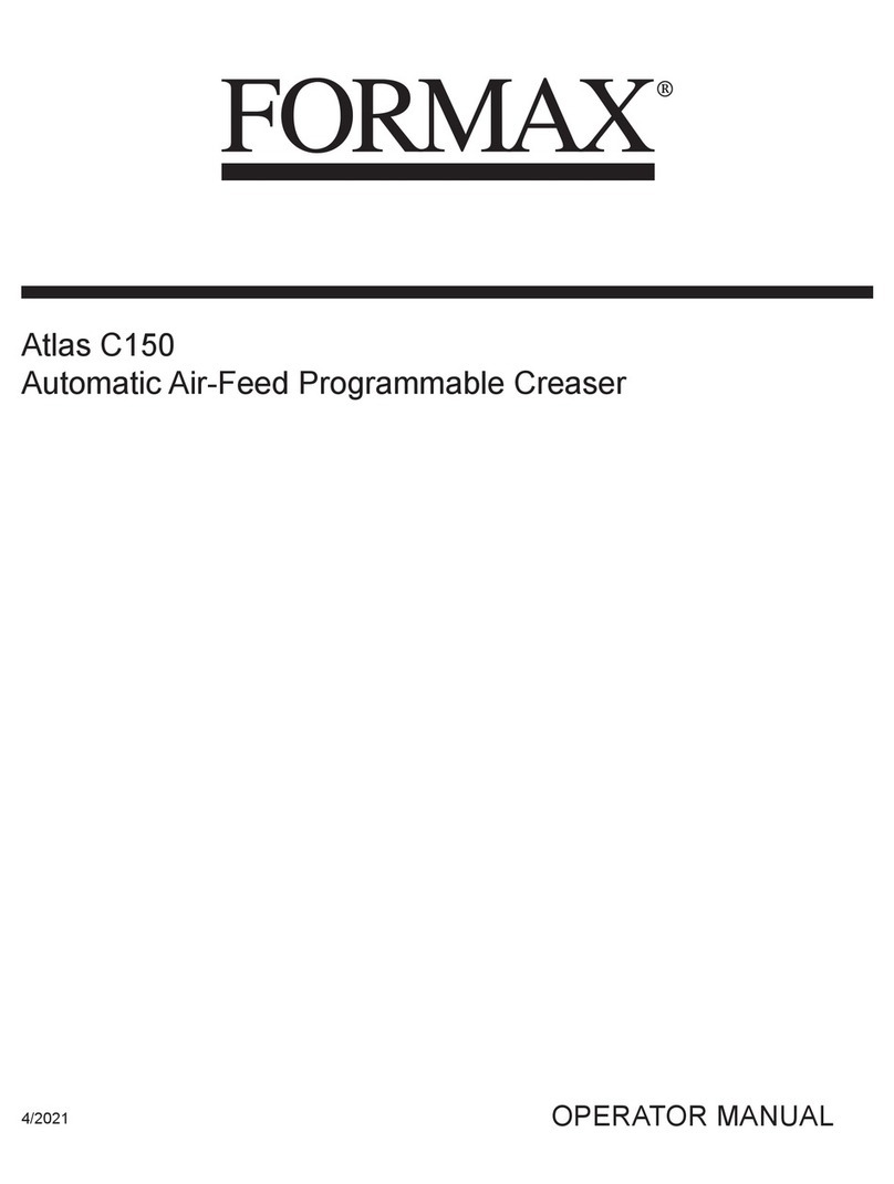 Formax Atlas C150 operating instructions