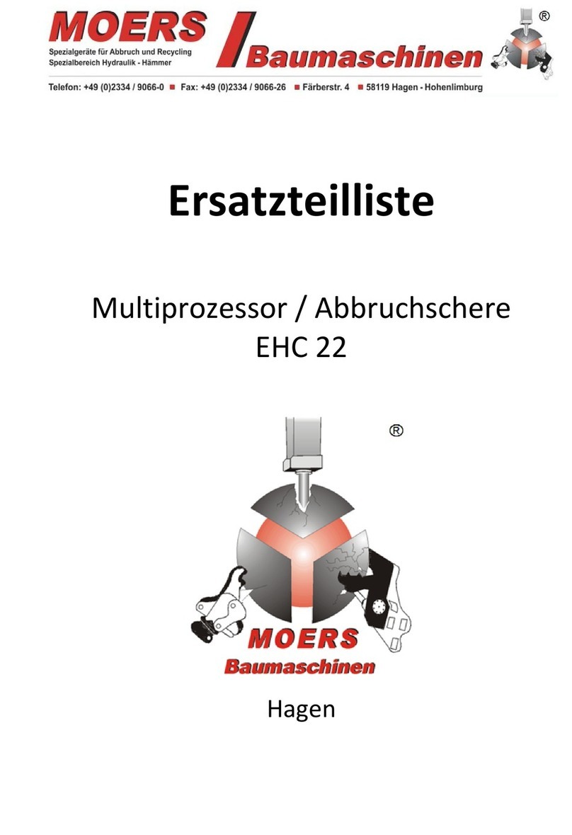 Moers Baumaschinen EHC 22 Instructions for use