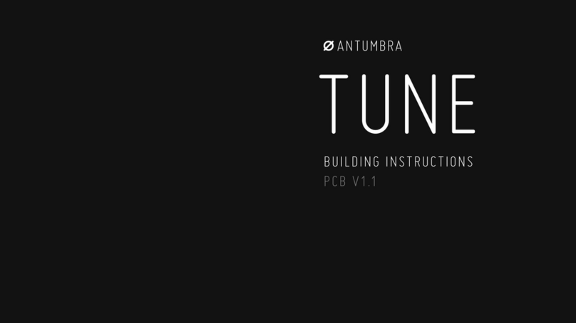 ANTUMBRA TUNE Building instructions