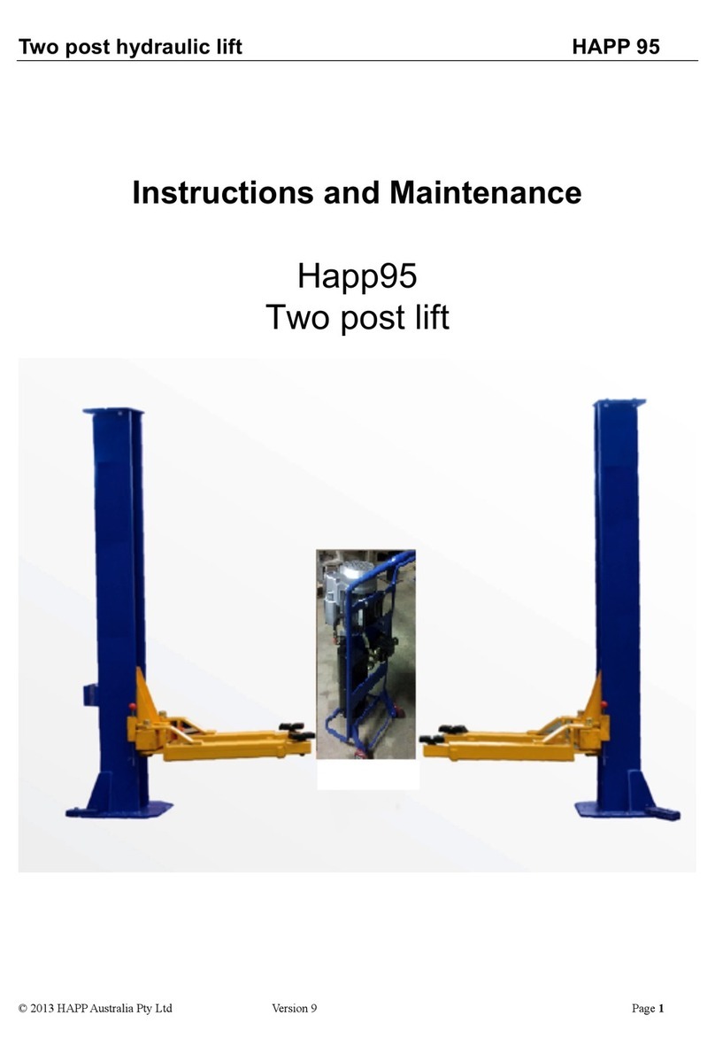 Happ HAPP 95 Instruction and maintenance