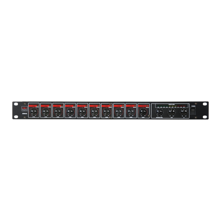 Galaxy Audio RM Series Operation manual