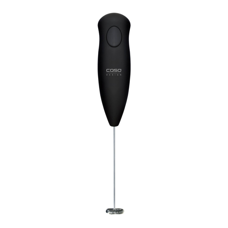 CASO DESIGN Milkfrother Fomini User manual