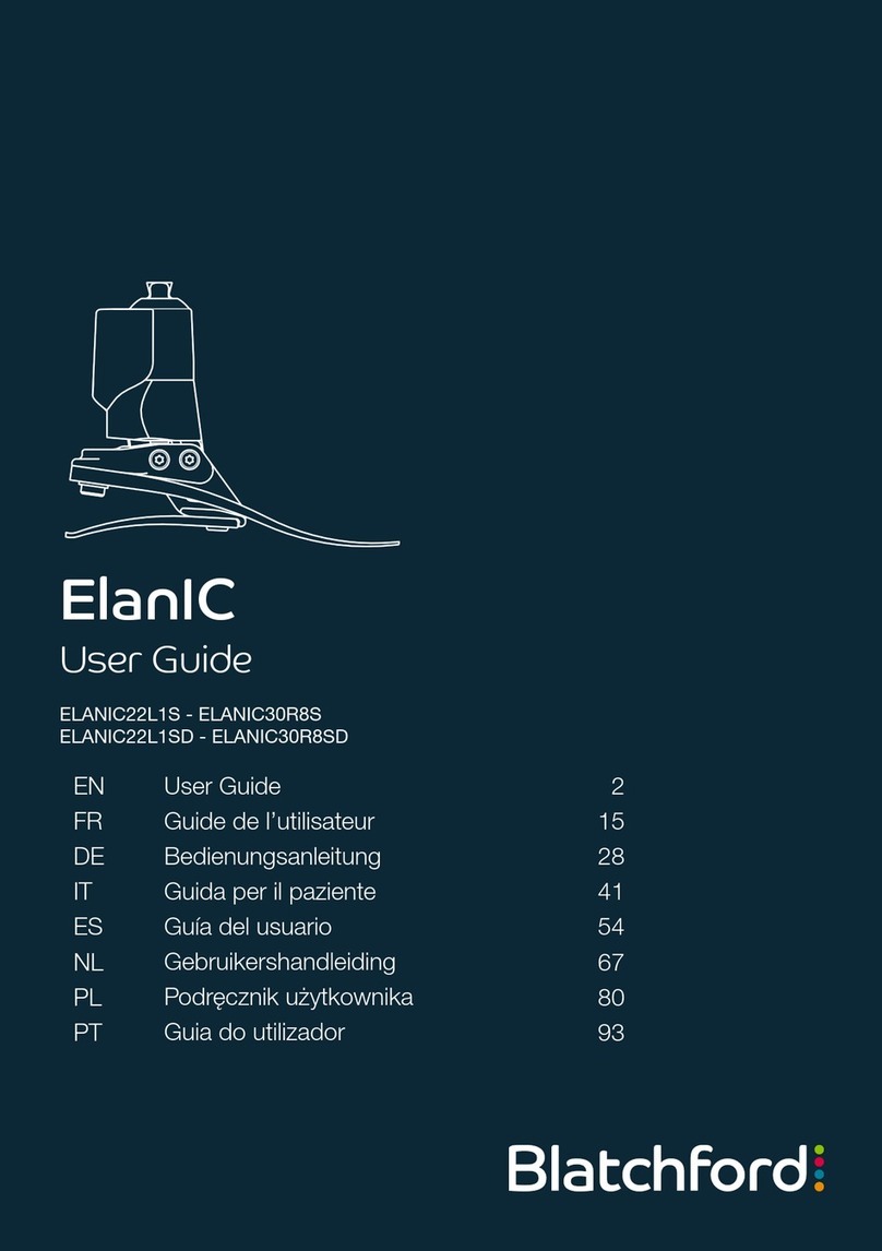 Blatchford ELANIC22L1S User manual Blatchford ELANIC22L1S User manual
