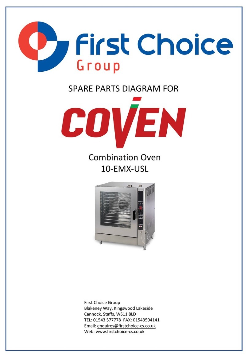 Coven 10 EMX USL Installation, use and maintenance manual