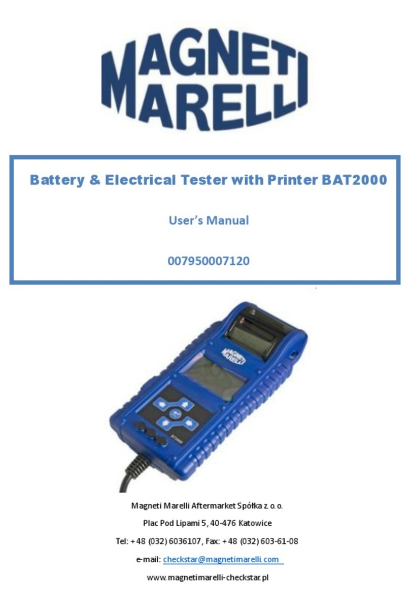 Magneti Marelli BAT2000 user manual
