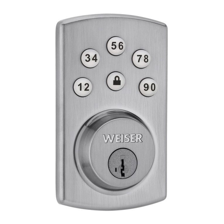 Weiser Powerbolt 2 User manual