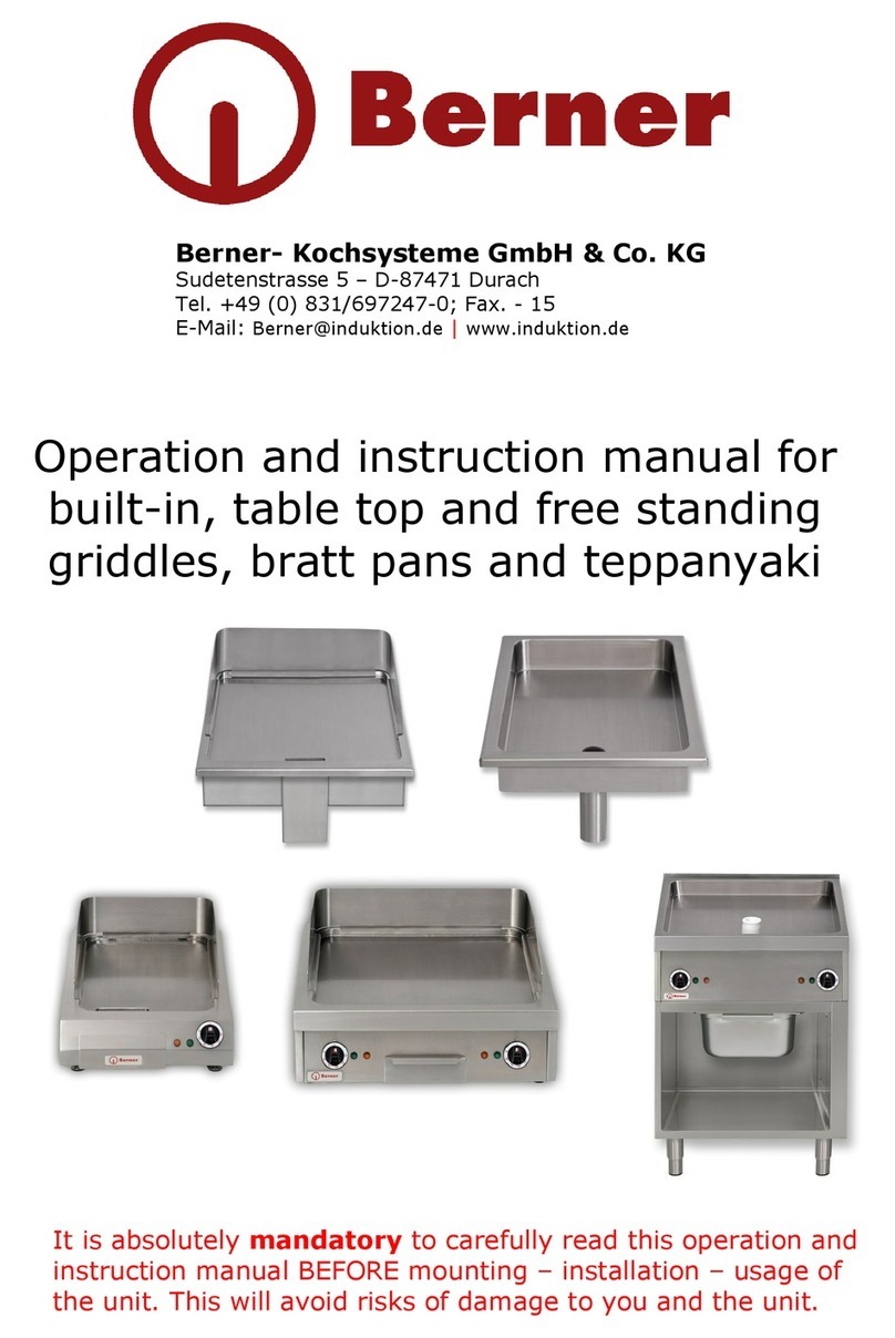Berner BGA40 Operation and instruction manual Berner BGA40 Operation and instruction manual