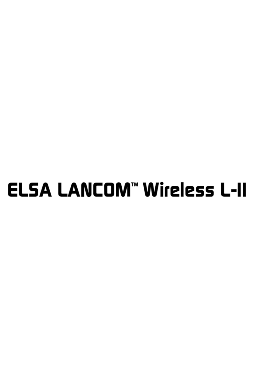 ELSA LANCOM Wireless L-II manual