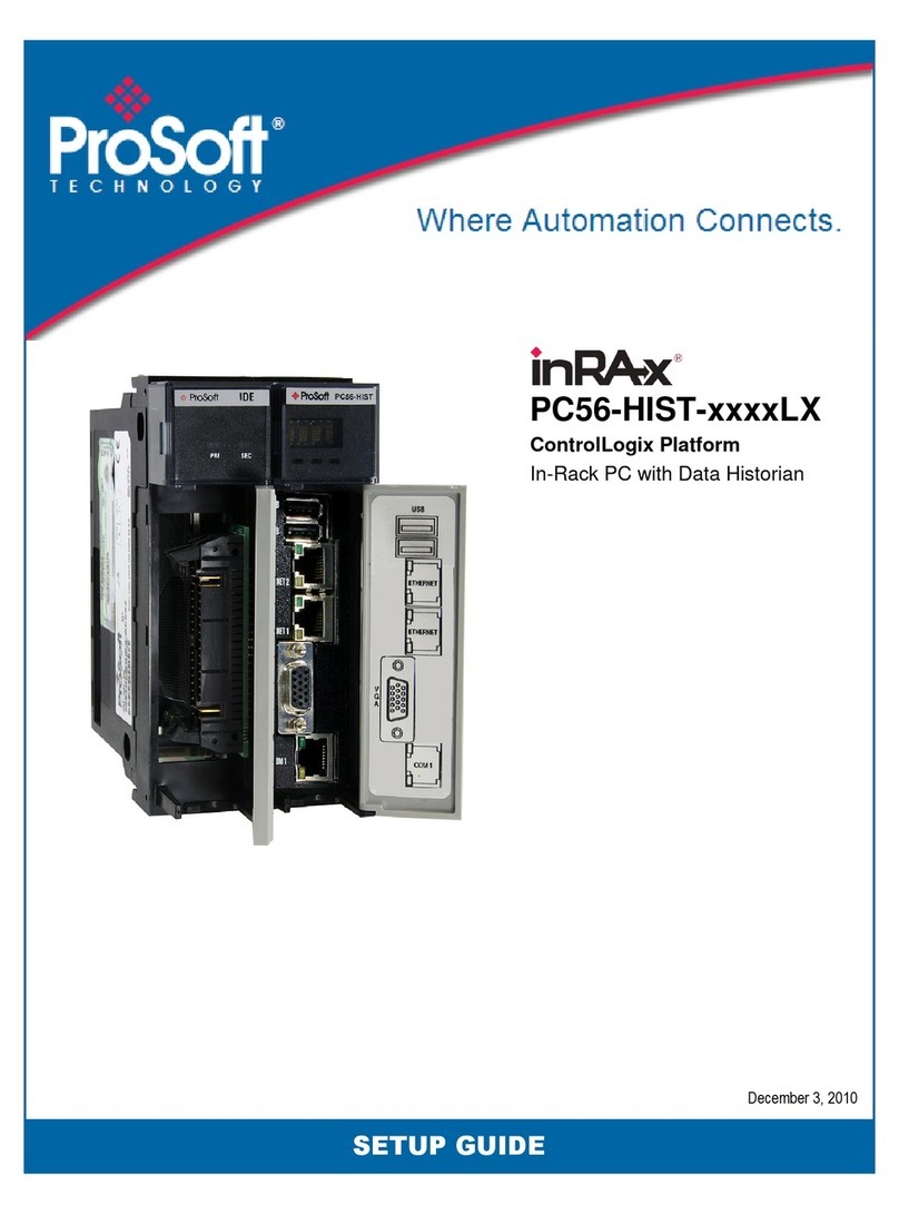 ProSoft Technology InRAX PC56-HIST LX Series Setup guide