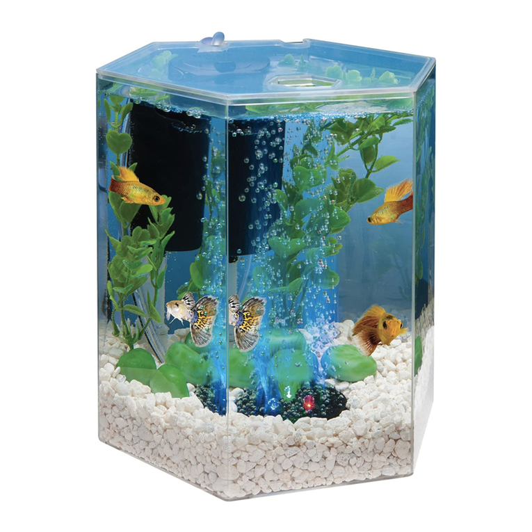 Tetra Bubbling LED Kit 1 Gallon Hexagon User manual