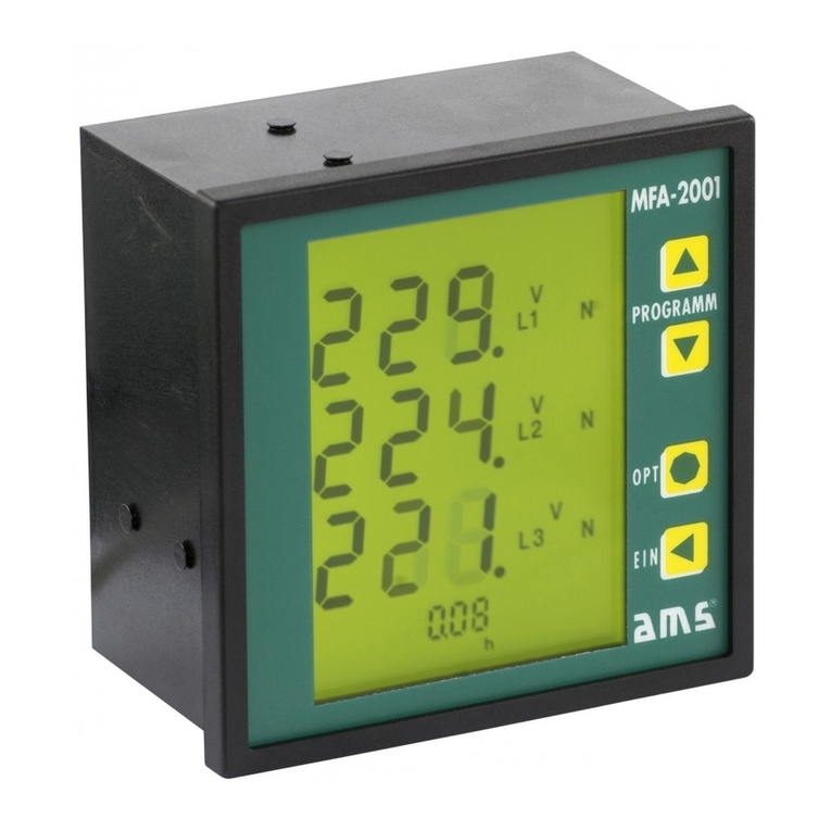 AMS MFA-2001 User manual