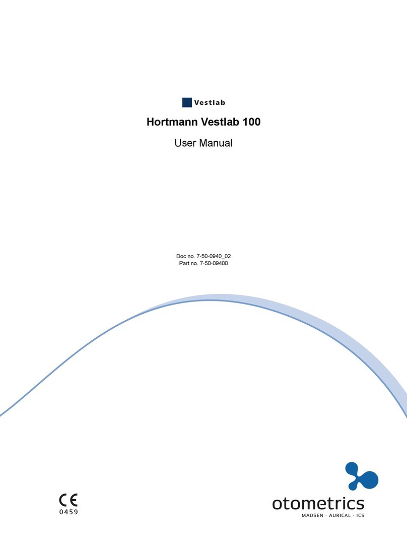 otometrics Hortmann Vestlab 100 user manual