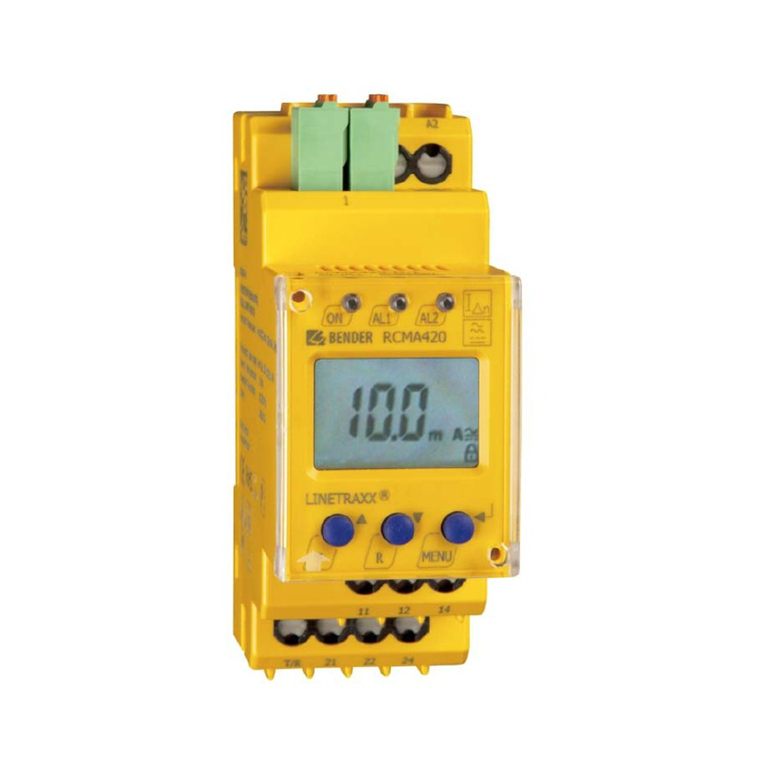 Bender RCMA426H-DCB User manual