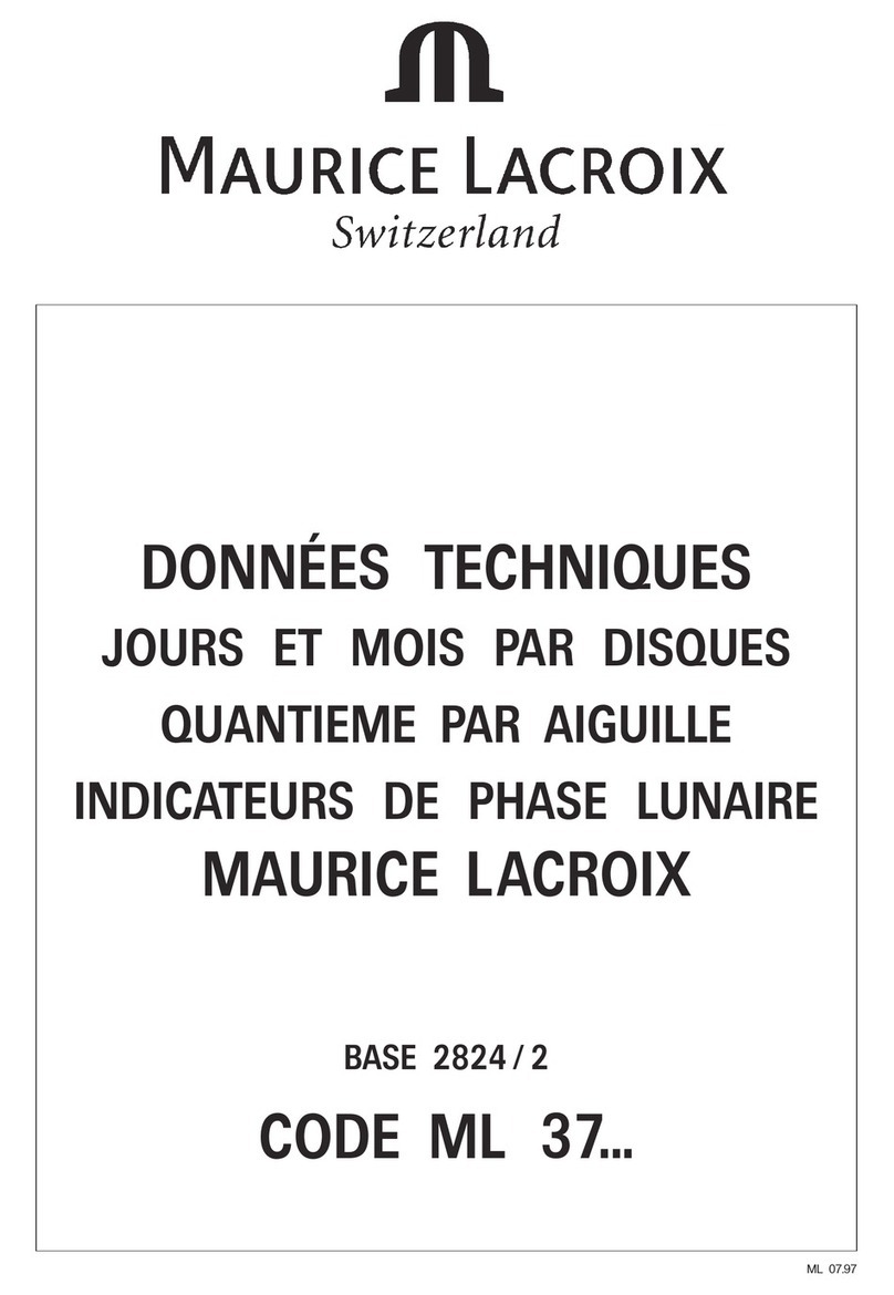 Maurice Lacroix ML 37 Series manual