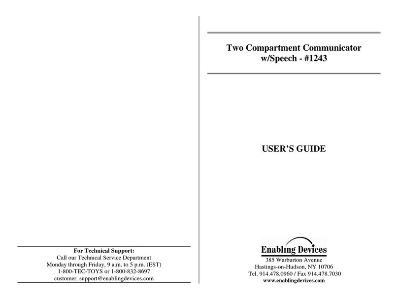 Enabling Devices 1243 User manual