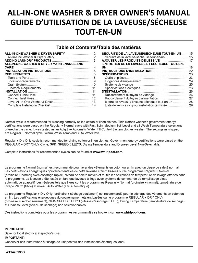 Whirlpool 8212638RP Owner's manual guide
