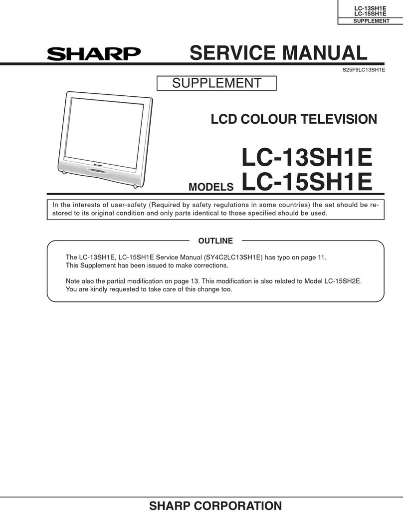 Sharp LC-13SH1E Operating manual Sharp LC-13SH1E Operating manual