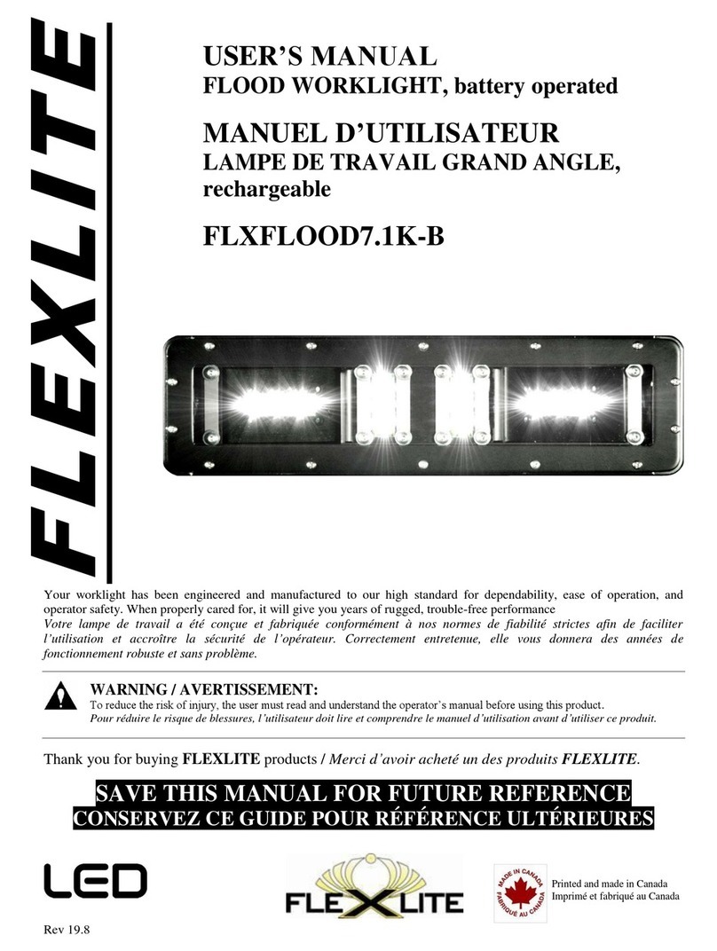 Flexlite FLXFLOOD7.1K-B User manual